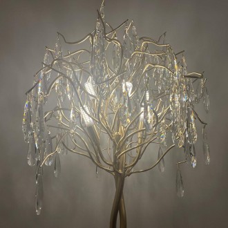 NEDES - Luxusní křišťálová stolní lampa 5 x G9 - CA061/T