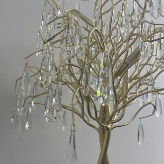 NEDES - Luxusní křišťálová stolní lampa 5 x G9 - CA061/T