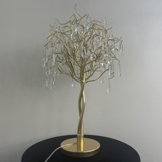 NEDES - Luxusní křišťálová stolní lampa 5 x G9 - CA061/T