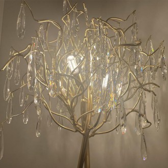 NEDES - Luxusní křišťálová stolní lampa 5 x G9 - CA061/T