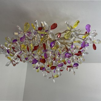 NEDES - Luxusní stropní křišťálový lustr 12 x G9 - CA032/800C