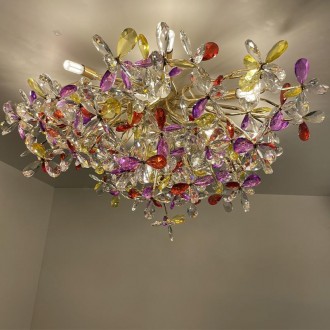 NEDES - Luxusní stropní křišťálový lustr 12 x G9 - CA032/800C
