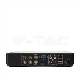 V-TAC 4-kanálový-1080N-HD hybridní rekordér bezpečnostní-Sada 5 v 1DVR-4CH-AHD-CVI-TVI-CVBS-2.0MP SKU8476