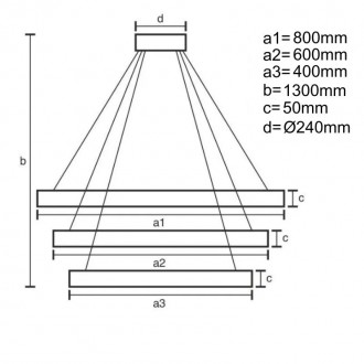 NEDES - LED svítidlo + dálkový ovladač 250W - J4340/B