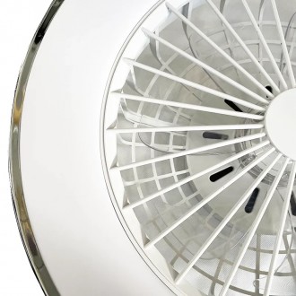 NEDES - LED svítidlo OPAL + stropní ventilátor + dálkový ovladač 48W - LCL6342