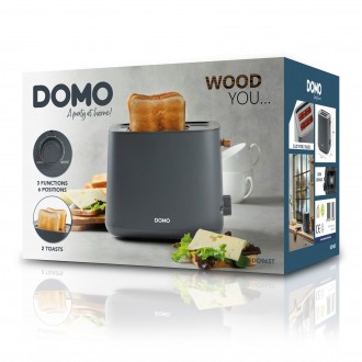 Topinkovač na 2 topinky - WOOD YOU - DOMO DO965T