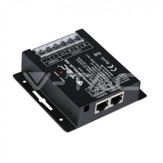 V-TAC LED RGB ovládač stmívač-3 kanály-12V:288W-24V:576W-VT-2420 VT-2420