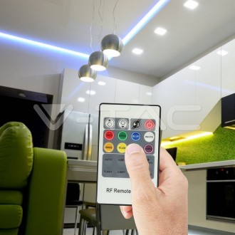V-TAC LED RGB ovládač stmívač-3 kanály-12V:288W-24V:576W-VT-2420 VT-2420