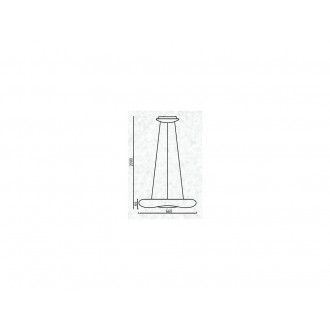 V-TAC Designový LED lustr 32W -3100LM-Stmívatelný-bílý SKU3958