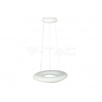 V-TAC Designový LED lustr 32W -3100LM-Stmívatelný-bílý SKU3958