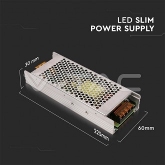 V-TAC Kovový napájecí zdroj pro LED pásky-250W-24V-10A-IP20 VT-22250