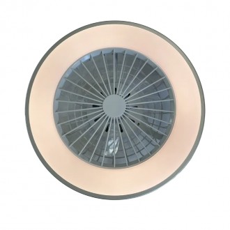 NEDES - LED svítidlo OPAL + stropní ventilátor + dálkový ovladač 48W - LCL6343