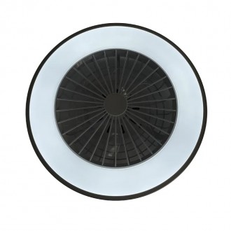 NEDES - LED svítidlo OPAL + stropní ventilátor + dálkový ovladač 48W - LCL6343