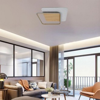NEDES - LED stropní svítidlo s dálkovým ovladačem 60W - TB1304/GW
