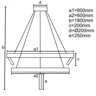 NEDES - LED svítidlo + dálkový ovladač 140W - J7304/B