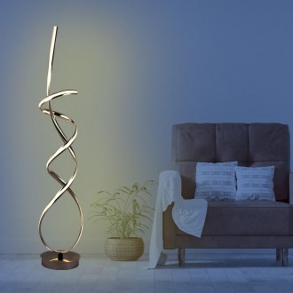 NEDES - LED designová stojací lampa 80W - JF2302/CH