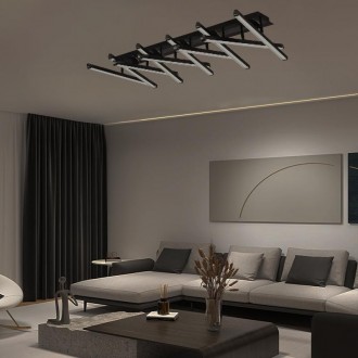 NEDES - LED stropní svítidlo s dálkovým ovladačem 125W - J3372/BCH