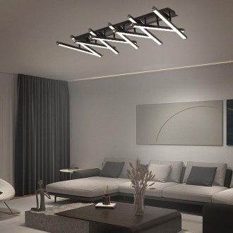 NEDES - LED stropní svítidlo s dálkovým ovladačem 125W - J3372/BCH