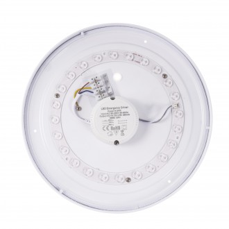 T-led - LED nouzové svítidlo ZONDO EM20W Barva krytu: Bílá, Varianta: Teplá bílá, Barevná teplota (К): Teplá bílá
