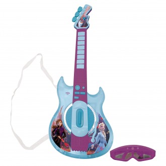 Elektronická kytara Disney Frozen s brýlemi s mikrofonem
