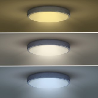 Solight LED osvětlení s dálkovým ovladačem Grey, 60W, 4200lm, 49cm, změna chromatičnosti, stmívatelné