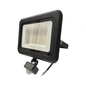 NEDES - LED černý reflektor 50W / 4000K - LF0024S