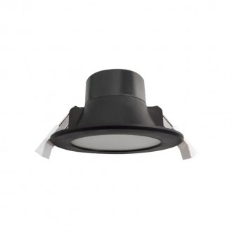 NEDES - LED svítidlo 7W / IP44 / DR01 / SMD / 4000K / BK - LDL153/B