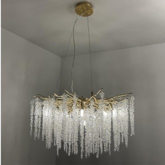 NEDES - Luxusní závěsný křišťálový lustr 13 x G9 - CA021/800