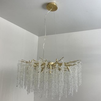NEDES - Luxusní závěsný křišťálový lustr 13 x G9 - CA021/800