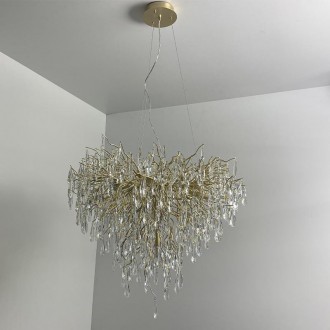 NEDES - Luxusní závěsný křišťálový lustr 12 x G9 - CA061/800