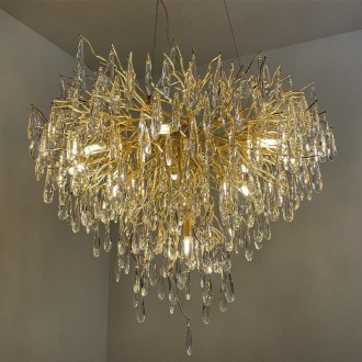NEDES - Luxusní závěsný křišťálový lustr 12 x G9 - CA061/800