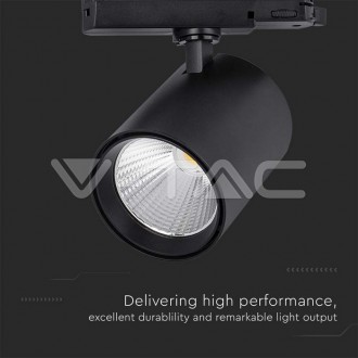 V-TAC Kolejnicové TRACK LED svítidlo 35W-3000Lm-černé-VT-4235 VT-4235