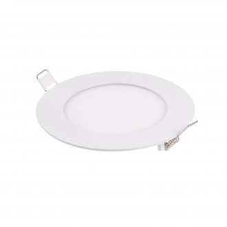 T-led - LN6 LED panel 6W kulatý 120mm Barva krytu: Bílá, Varianta: Denní bílá, Barevná teplota (К): Teplá bílá