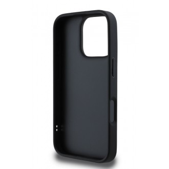 Karl Lagerfeld 3D Rubber Karl and Choupette Zadní Kryt pro iPhone 16 Pro Black