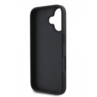 Karl Lagerfeld PU Quilted Pattern Zadní Kryt pro iPhone 16 Black