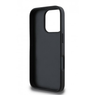Karl Lagerfeld PU Quilted Pattern Zadní Kryt pro iPhone 16 Pro Black