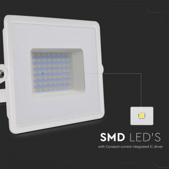 V-TAC Venkovní LED Reflektor 50W 4000K IP65 4300 lm Samsung bílý Barevná teplota (К): Denní bílá 4000K