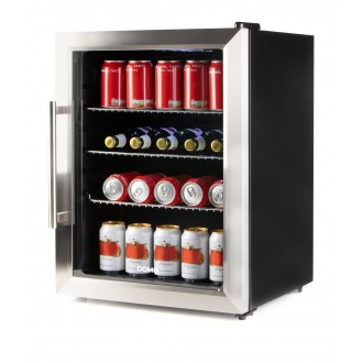 Barová lednice s skleněnými dveřimi - 60 l - DOMO DO91609BK