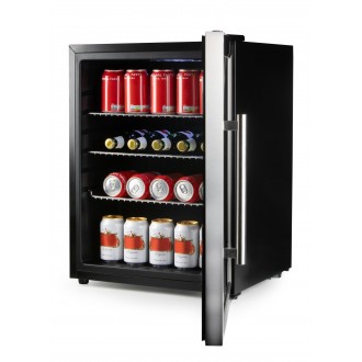 Barová lednice s skleněnými dveřimi - 60 l - DOMO DO91609BK
