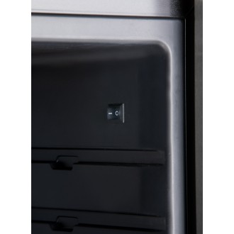 Barová lednice s skleněnými dveřimi - 60 l - DOMO DO91609BK