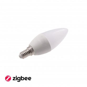 T-led - SMART LED žárovka E14 Zigbee RGBCCT ZB5W Varianta: RGB + Teplá bílá, Napětí (V): 230 V