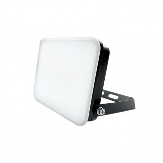 NEDES - Venkovní černý LED reflektor 30W / 4000K - LF7023