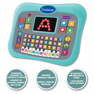 Francouzsko-anglický výukový tablet ABC