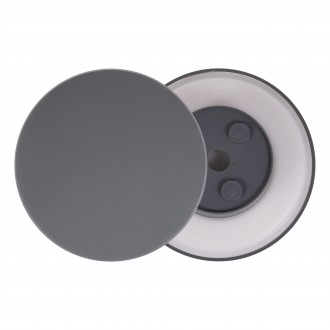 T-led - LED nástěnné svítidlo EKLIPSO G šedé Barva krytu: Šedá, Varianta: 18W, Napětí (V): 230 V