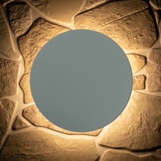 T-led - LED nástěnné svítidlo EKLIPSO G šedé Barva krytu: Šedá, Varianta: 18W, Napětí (V): 230 V
