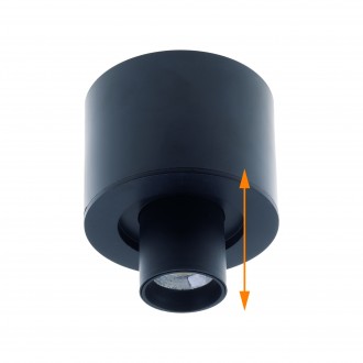 T-led - CCT LED svítidlo ALIMO 6W černé Barva krytu: Černá, Varianta: CCT LED svítidlo ALIMO 6W černé