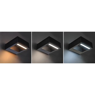 Solight LED venkovní nástěnné osvětlení Ragusa, 7W, 450lm, 3 CCT Stupeň krytí (IP): IP54