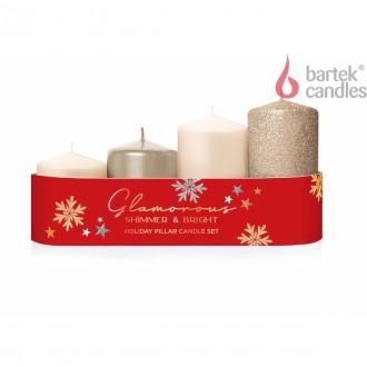 Bartek Svíčka slupek 4ks 50/55-70-85-100 450g Cappuccino