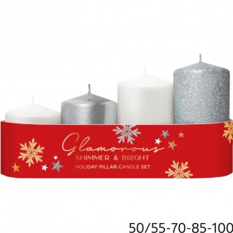 BARTEK Glamorous 50/55-70-85-100 Stříbrný Mix 450g