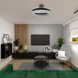 NEDES - LED stropní svítidlo s dálkovým ovladačem 75W - TA1305/B